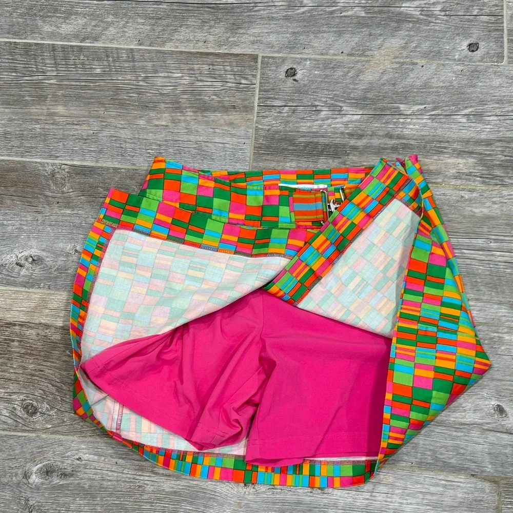 LIZ CLAIBORNE GOLF BRIGHTLY COLORED SKORT LADIES SIZE 8 - Picture 7 of 8
